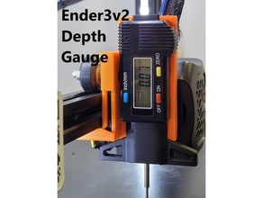 depth gauges creality ender 3 v2 bed leveling gauge ender3 ender3v2 3d print model - Mito3D