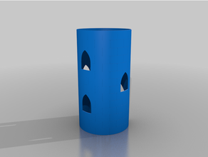 tower shell dice 3d print model - Mito3D