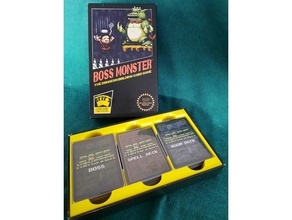 boss monster insert sleeved cards boardgame organizer 3d print model - Mito3D