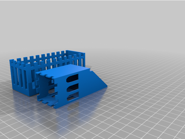 minimal Würfel Turm Burg dandd Rollenspiel Spiel 3D print model - Mito3D