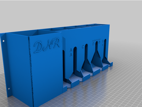 bateria distribuidor dispensador suporte organizador organização 3d print model - Mito3D