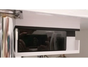 téléphone titulaire soutien salle bains gadget supporter intelligent 3d print model - Mito3D