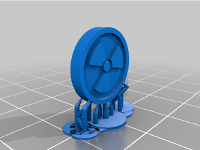 gama Lobos reator símbolo 3d print model - Mito3D