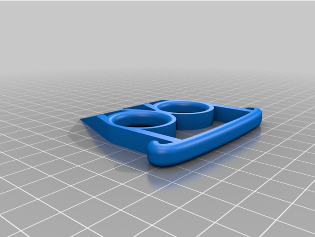 minou chat défense porte clés gadget 3D print model - Mito3D
