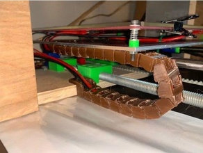 ziehen Kette Kabel Routing 3d Drucker Management Prusa i3 Verdrahtung leiten 3d print model - Mito3D