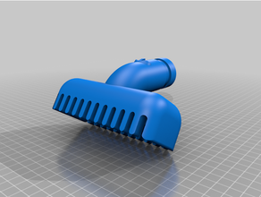 vacuum attachment - dog brush dyson hair 3d print model - Mito3D