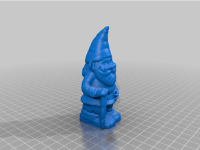 circle game garden gnome 3d print model - Mito3D
