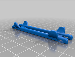 gravitrax compatible straight rails 3d print model - Mito3D