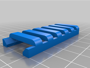 Picatinny Demiryolu örtmek kılıf 3d print model - Mito3D