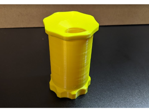 accessible pill bottle parkinsons pillbox container 3d print model - Mito3D