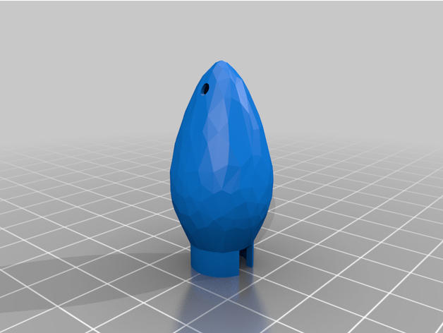 Noel Led faset örtmek kılıf ampul ışık 3D print model - Mito3D