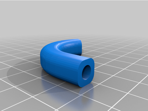 xyz vinci 10 pro Bowden tubo curva 3d print model - Mito3D