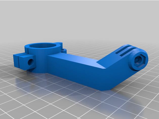 retrovisore specchio gopro dashcam montare miata 3D print model - Mito3D