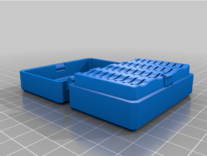 incernierato micro sd carta scatola 32 slot pezzo 3d print model - Mito3D