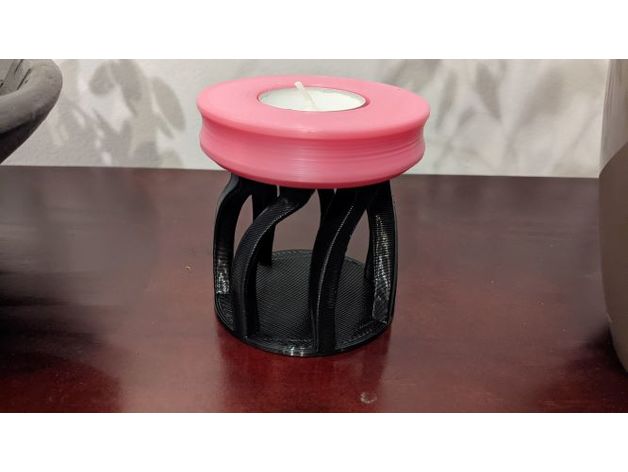tea light candle holder 3D print model - Mito3D