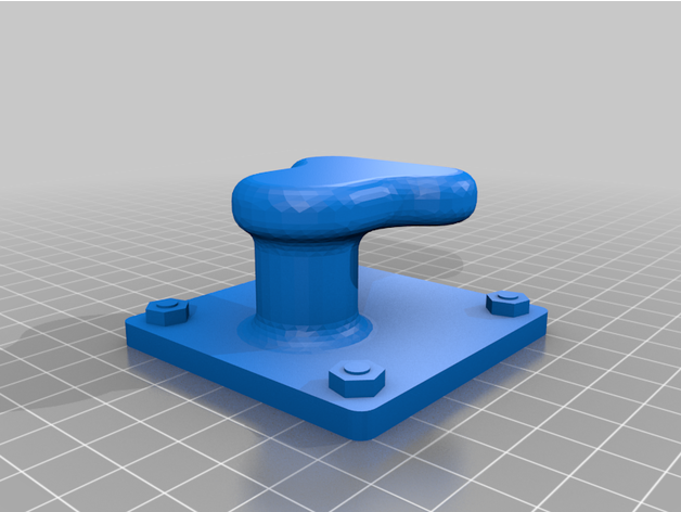 mooring bollard maritime 3D print model - Mito3D