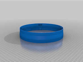 distância anel Comida desidratador filamento openscad 3d print model - Mito3D