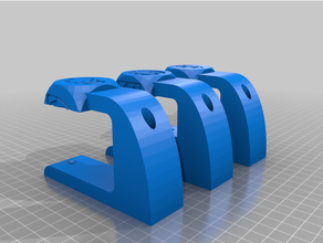 heroquest wall mounts mount 3d print model - Mito3D