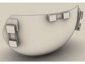 óculo elite alça suporte busca 2 3d print model - Mito3D