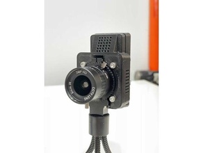 raspberry pi high quality hq webcam case 3d print model - Mito3D