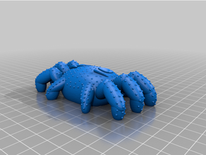 glücklich Krabbe feliz 3d print model - Mito3D