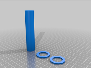 Filamenthalterung Rolle 3d print model - Mito3D