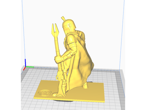 mandalorian remixare supporto beskar base piedi stabilità 3d print model - Mito3D