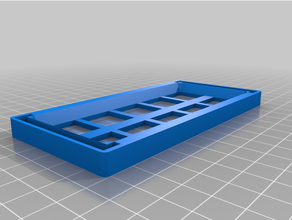 simple rack 10 tubes 5-10 ml 3d print model - Mito3D