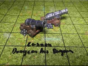 cannon - dungeons dragons cannonball model 3d print model - Mito3D