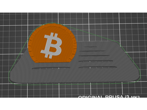 bitcoins Kan logo Bitcoin crypto monnaie 3d print model - Mito3D