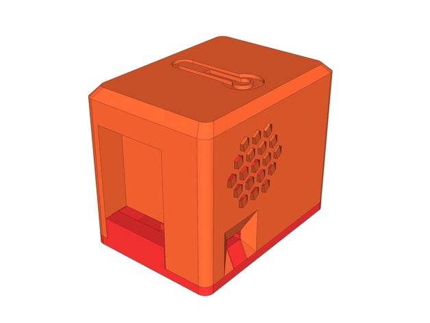 esp01 + dht modul Astuccio guaina 22 dht11 dht22 esp8266 temperatura sensor 3D print model - Mito3D