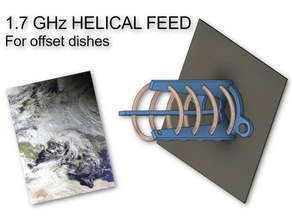 17 ghz lhcp hélice andamio hrpt 3d print model - Mito3D