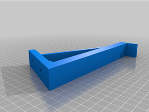 rc angle sheld car shelf bracket 3d print model - Mito3D