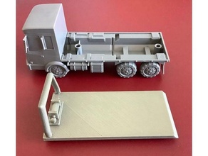 marvel crisis protocol mcp truck flat bed tow conversion 3d print model - Mito3D