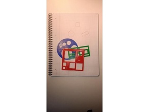 geometrisch Vorlagen Geometrie Büro Schule schule 3d print model - Mito3D