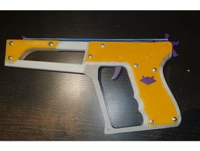 aguijón modular semi automático caucho banda pistola 3d print model - Mito3D