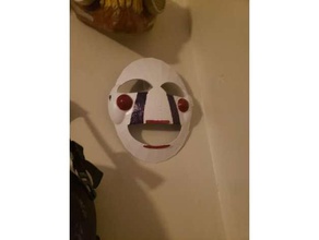 fnaf marionette mask cosplay facemask game games horror movie video videogame 3d print model - Mito3D