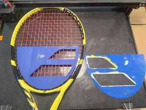 racchetta stringhe stencil babolat tennis 3d print model - Mito3D