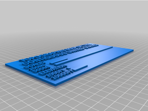 scale plate 3d print model - Mito3D