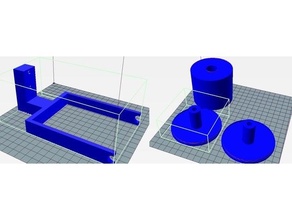 pla carrete soporte red a8 mods potenciar filamento 3d print model - Mito3D