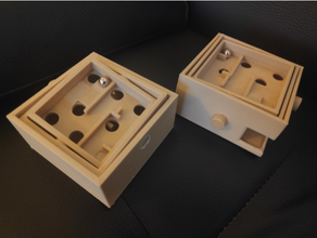 laberinto juguete sencillo mecanismo instrumentos cuerda adjunto literalmente 3d print model - Mito3D