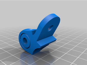 90 deg' ball joint filament guide 3d print model - Mito3D
