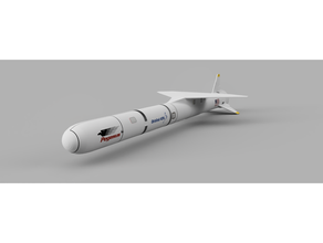pegasus air drop model rocket rocketry northrop grumman orbital atk space spaceship srb 3d print model - Mito3D