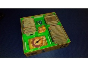 Tal Kaufleute einfügen Ärmel Brettspiel Einsätze Tafel Spiel 3d print model - Mito3D