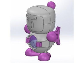 japanisch Bomberman Marmor Schießen Spielzeug Replik daman 3d print model - Mito3D