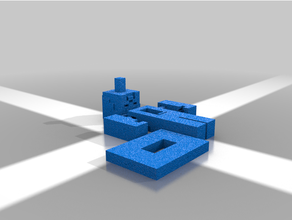 3d barra Minecraft semina posible steve lavoratori utensili armatura 3d print model - Mito3D
