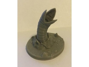 dune imperium board game player marker piece sci-fi worm 3d print model - Mito3D