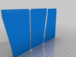 fino cartão suporte 3d print model - Mito3D