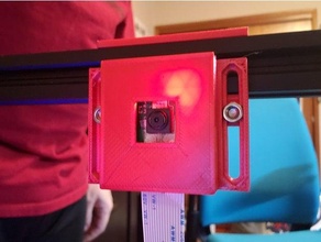 raspberry pi cam mount ender 5 aluminum extrusion camera creality 3d print model - Mito3D