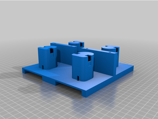 ryobi 18 volt batteria single dual quad prese 3D print model - Mito3D